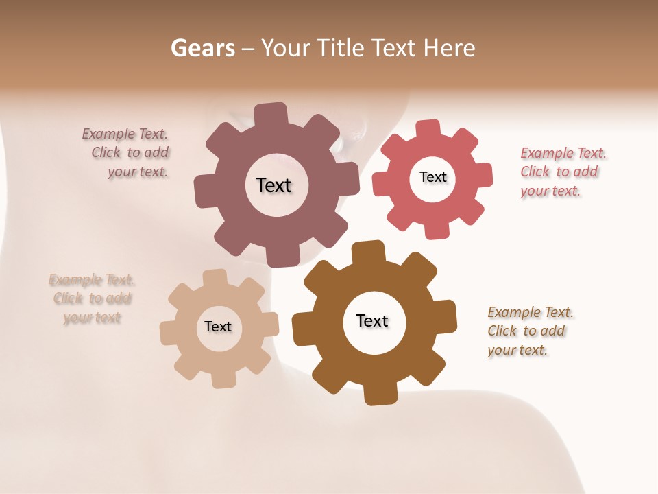 Charming Looking Skin PowerPoint Template