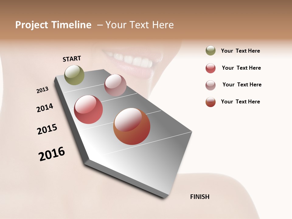Charming Looking Skin PowerPoint Template