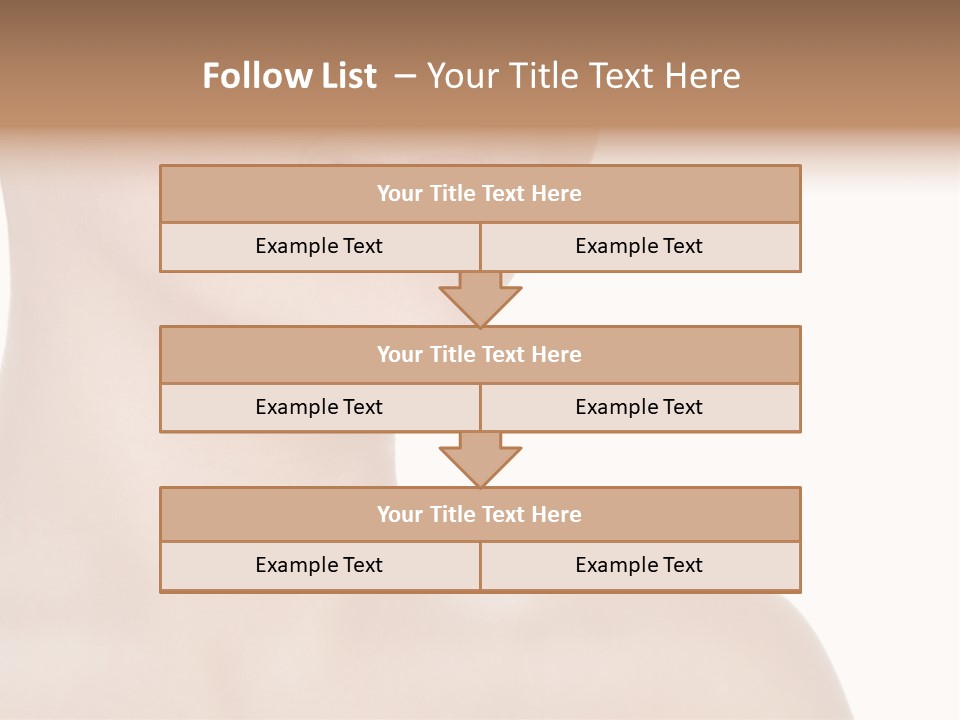 Charming Looking Skin PowerPoint Template