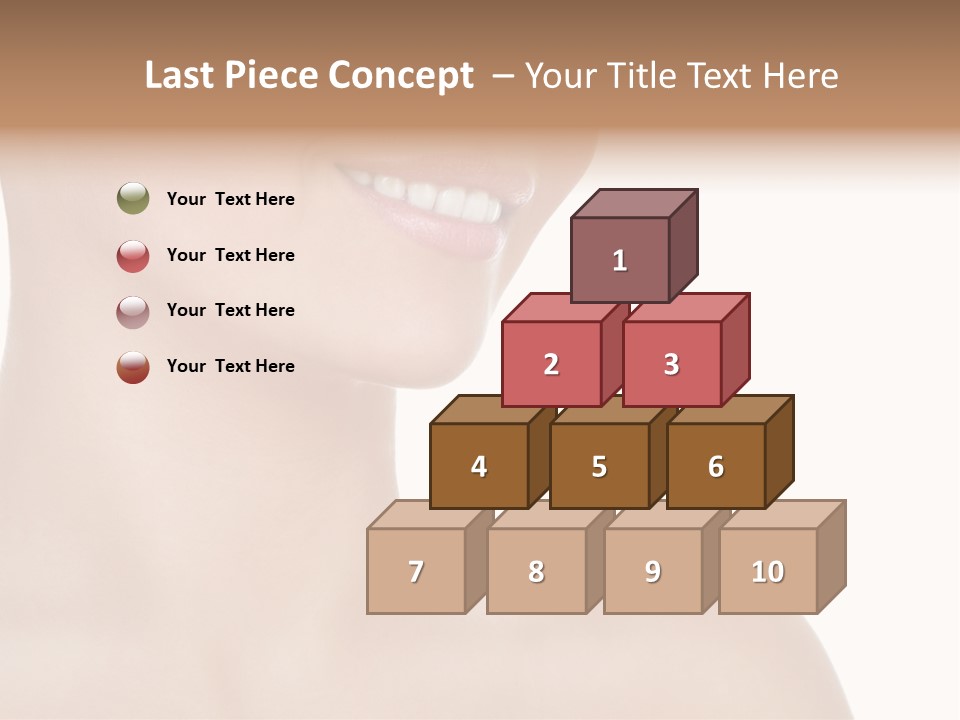 Charming Looking Skin PowerPoint Template