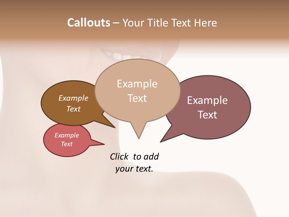 Charming Looking Skin PowerPoint Template