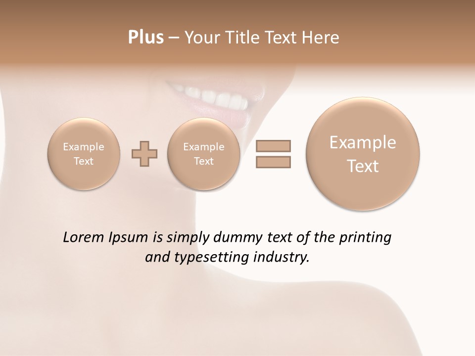 Charming Looking Skin PowerPoint Template