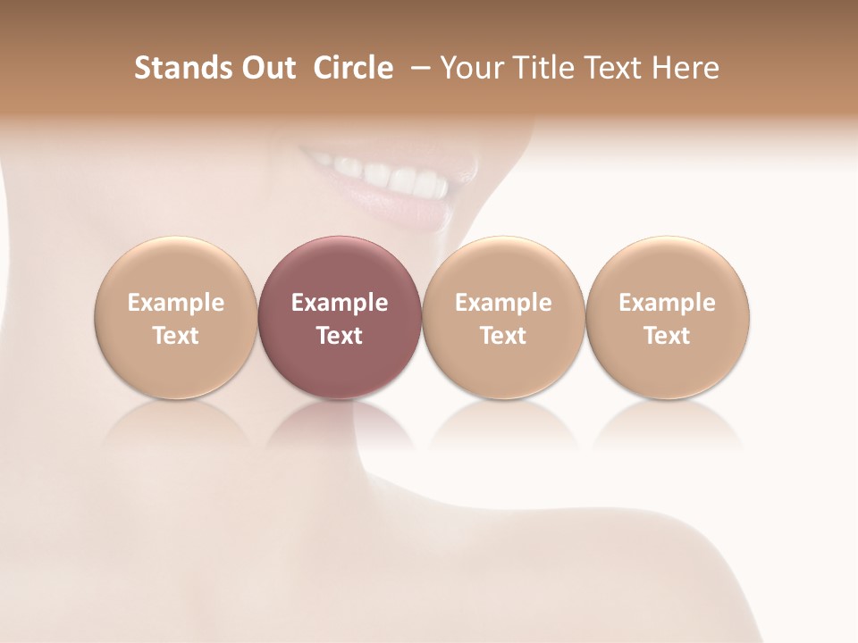 Charming Looking Skin PowerPoint Template