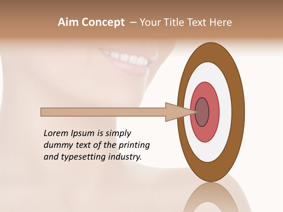 Charming Looking Skin PowerPoint Template