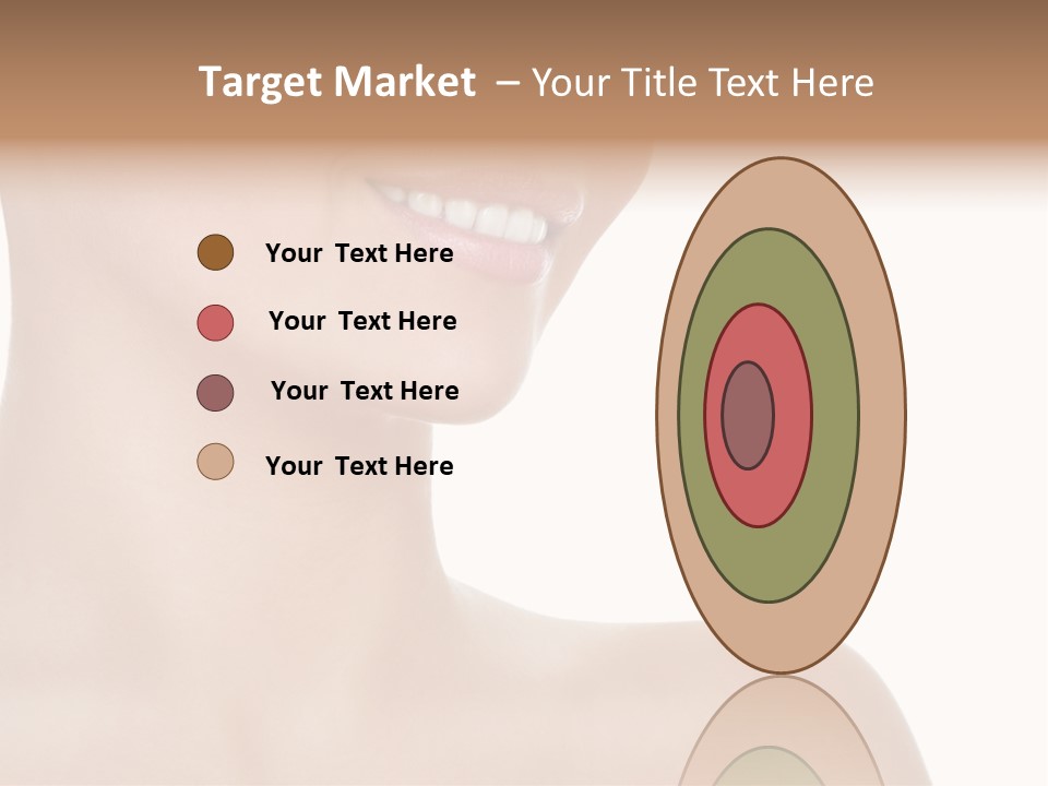 Charming Looking Skin PowerPoint Template