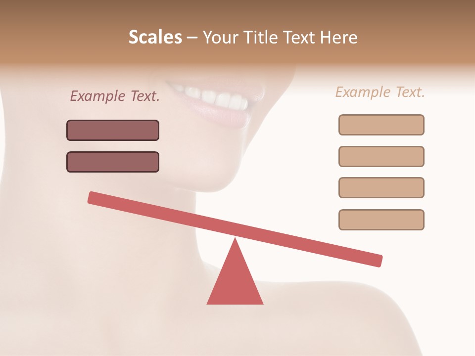 Charming Looking Skin PowerPoint Template