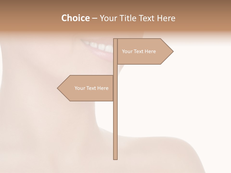 Charming Looking Skin PowerPoint Template