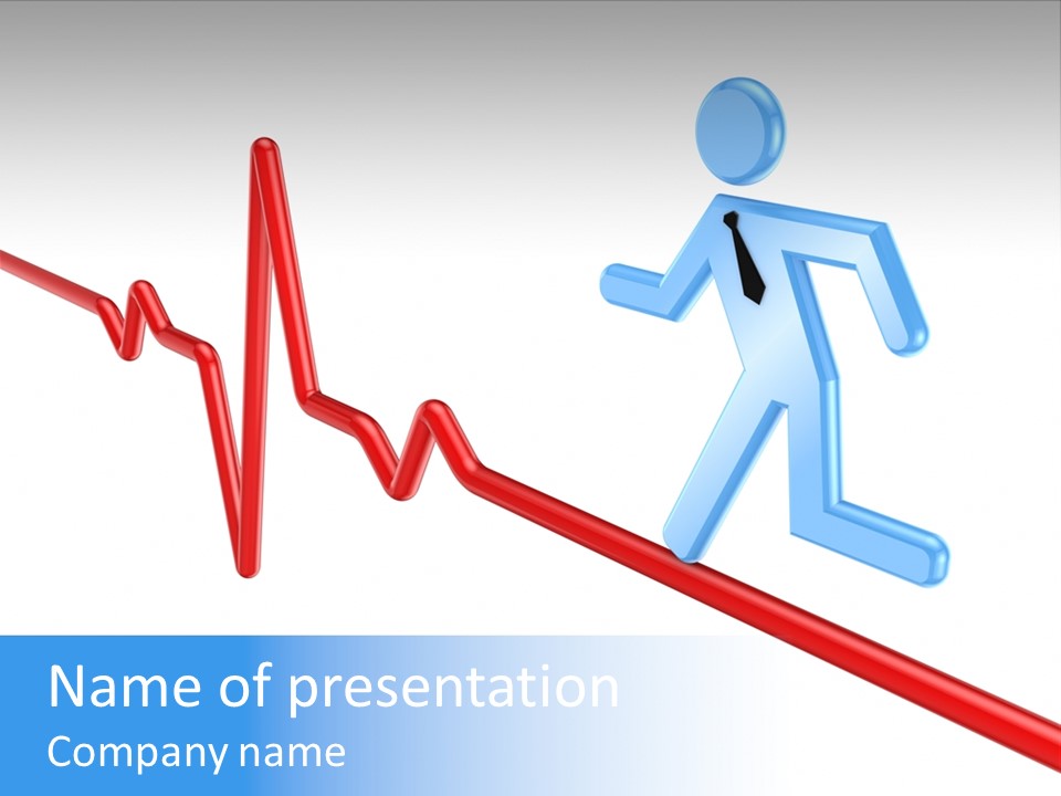 Running Healthcare Hospital PowerPoint Template