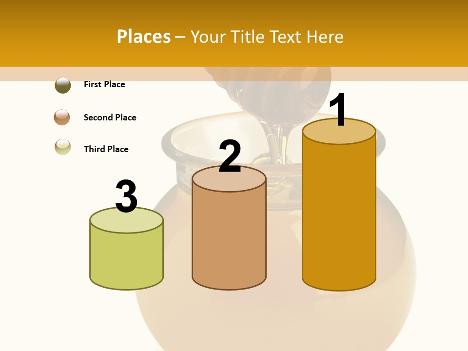 Bee Closeup Color PowerPoint Template