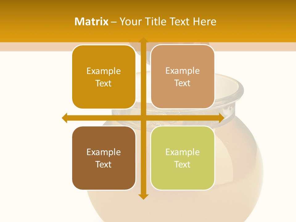 Bee Closeup Color PowerPoint Template