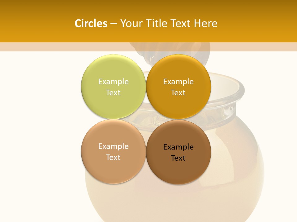Bee Closeup Color PowerPoint Template