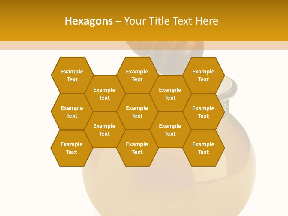 Bee Closeup Color PowerPoint Template