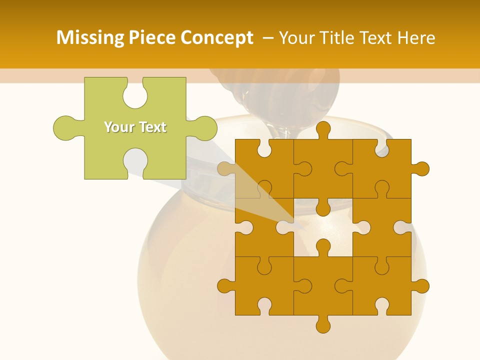 Bee Closeup Color PowerPoint Template