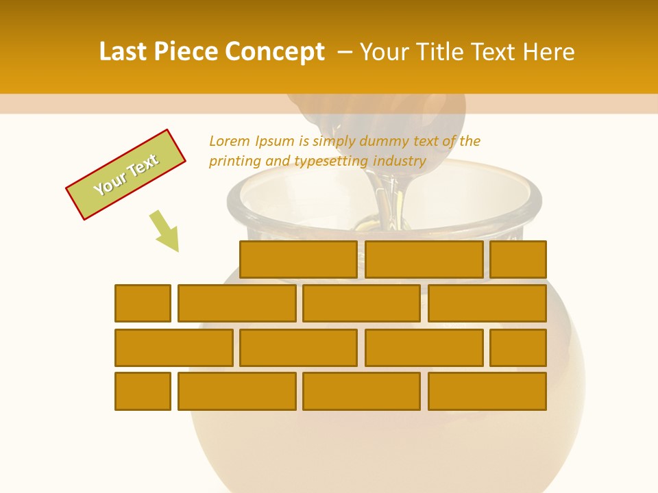 Bee Closeup Color PowerPoint Template