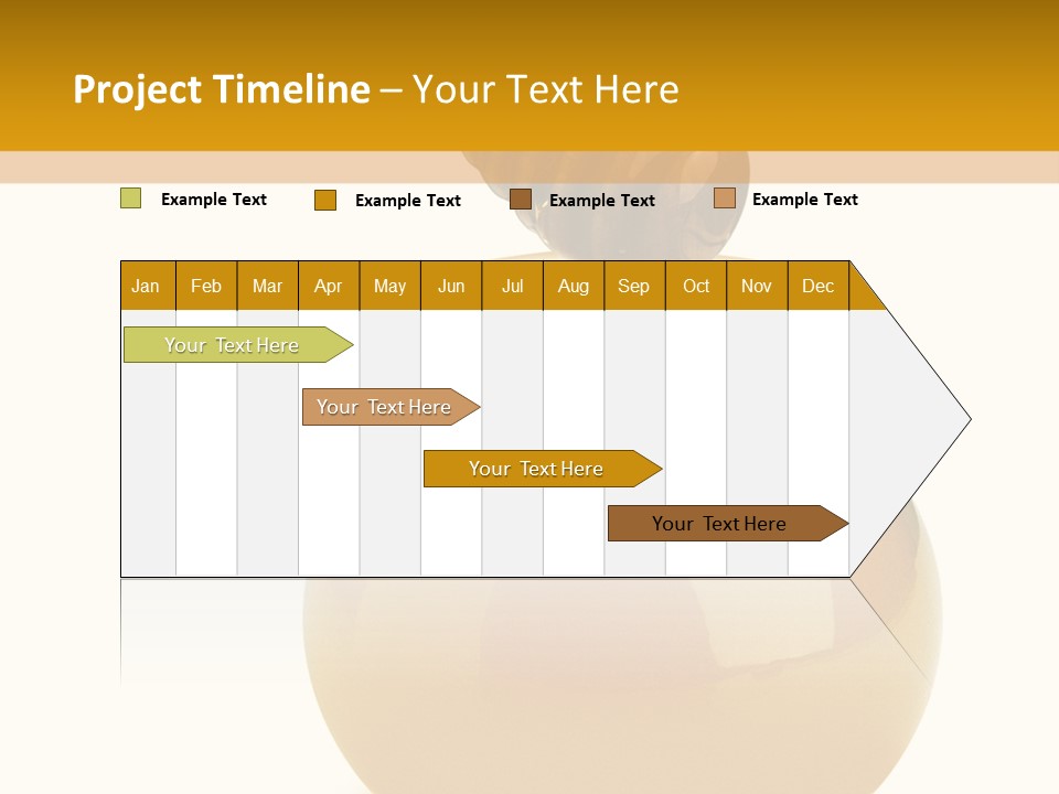 Bee Closeup Color PowerPoint Template