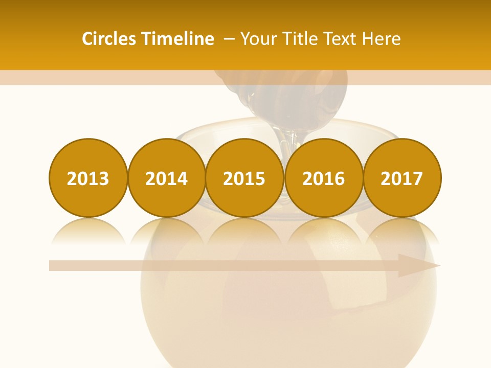 Bee Closeup Color PowerPoint Template