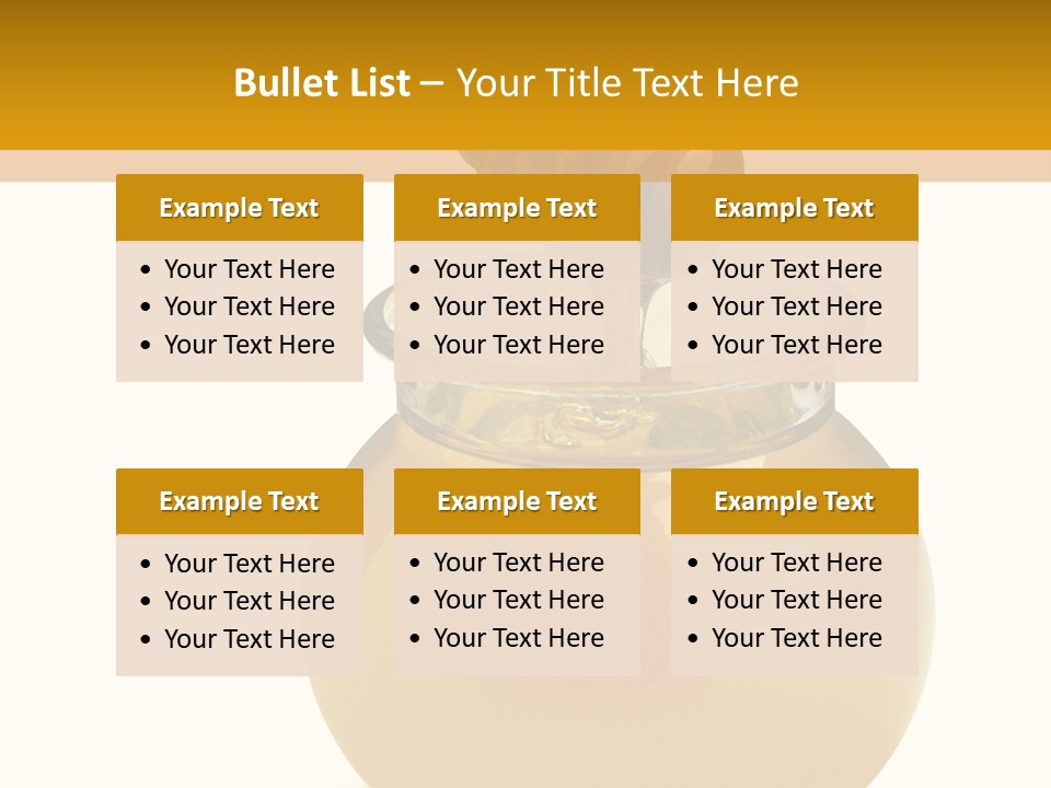 Bee Closeup Color PowerPoint Template