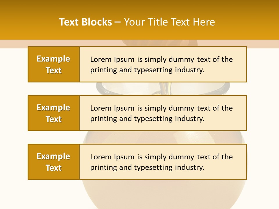 Bee Closeup Color PowerPoint Template