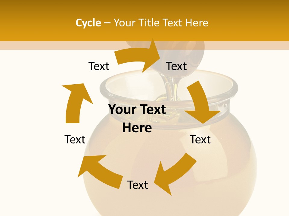 Bee Closeup Color PowerPoint Template