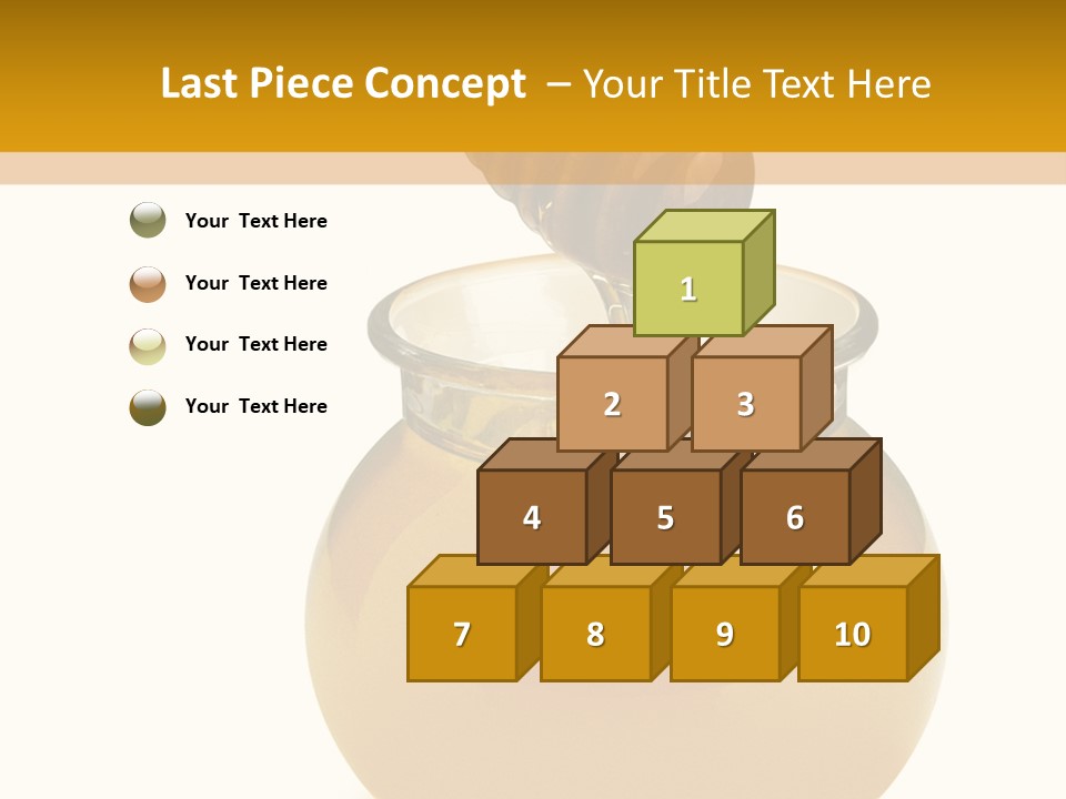 Bee Closeup Color PowerPoint Template