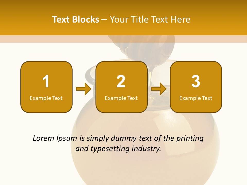 Bee Closeup Color PowerPoint Template