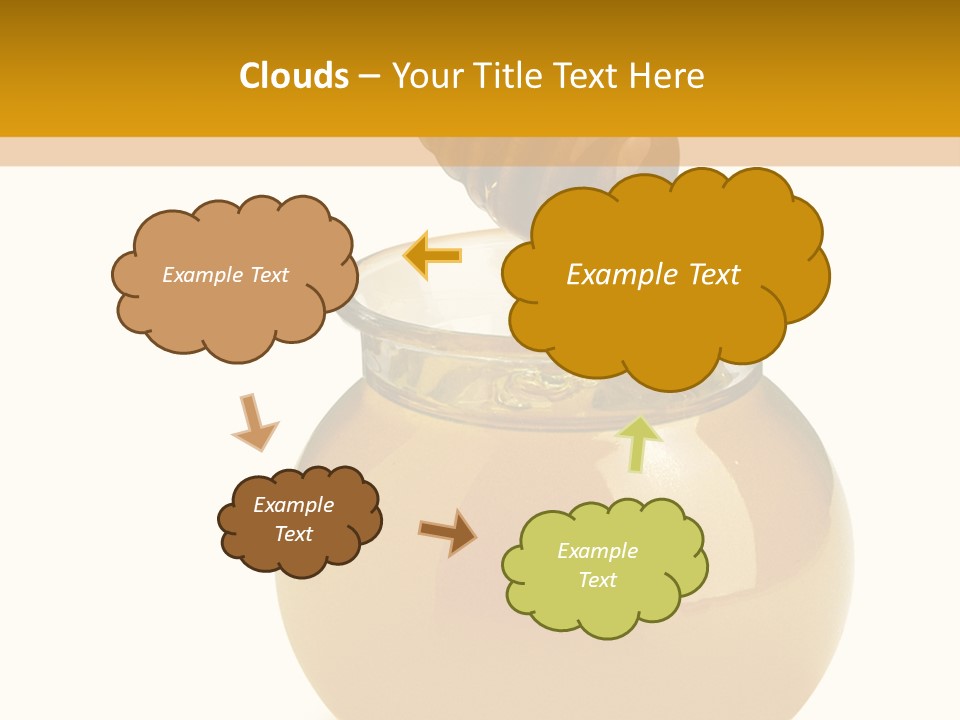 Bee Closeup Color PowerPoint Template