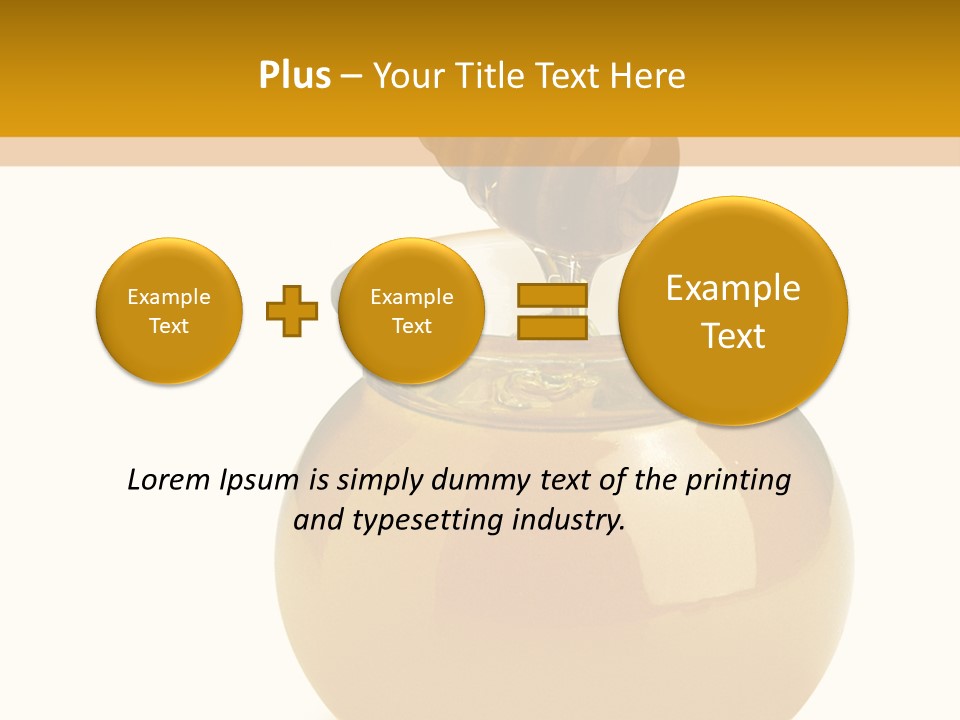 Bee Closeup Color PowerPoint Template