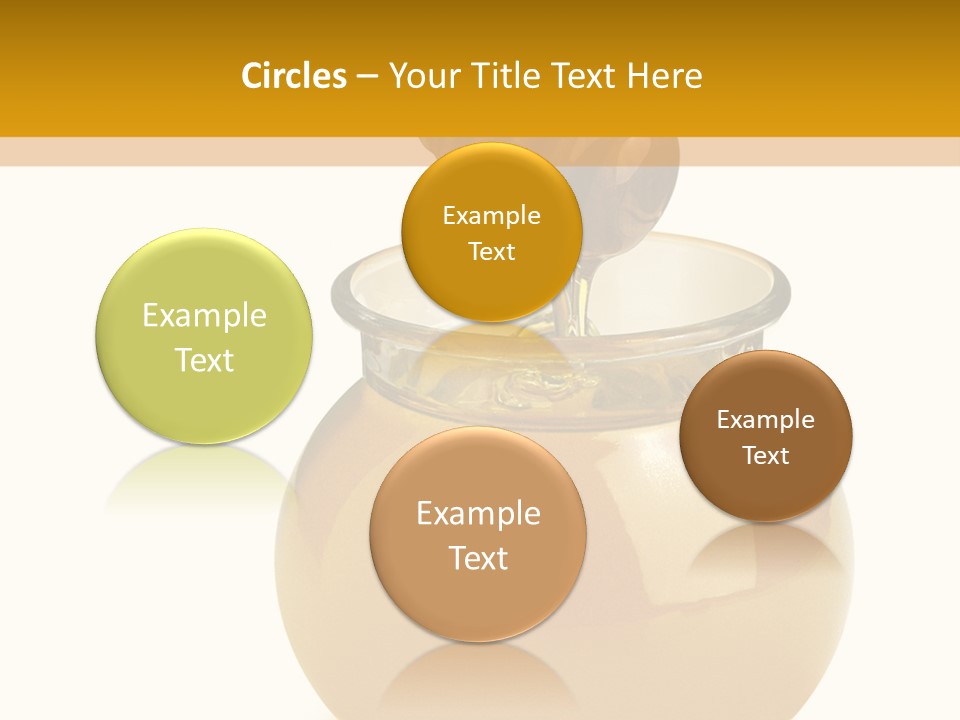 Bee Closeup Color PowerPoint Template