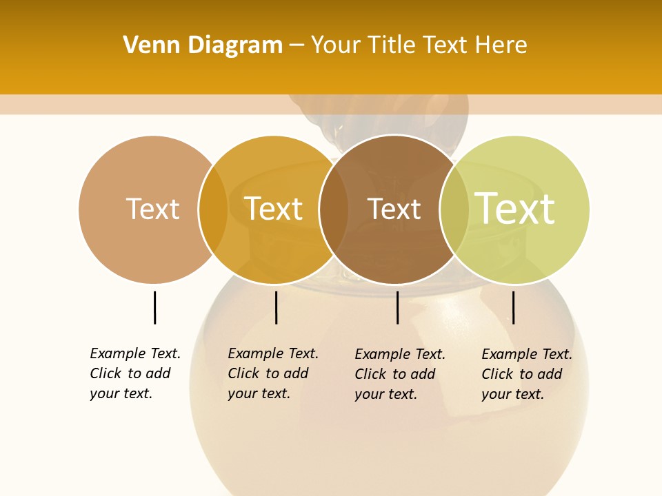 Bee Closeup Color PowerPoint Template