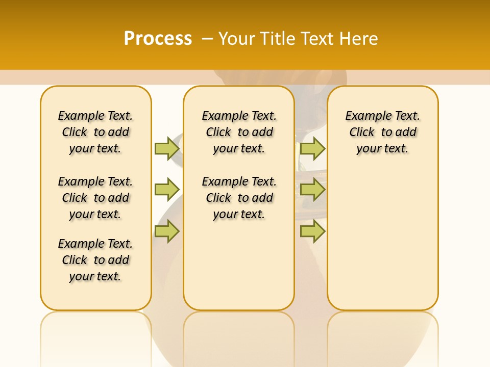 Bee Closeup Color PowerPoint Template