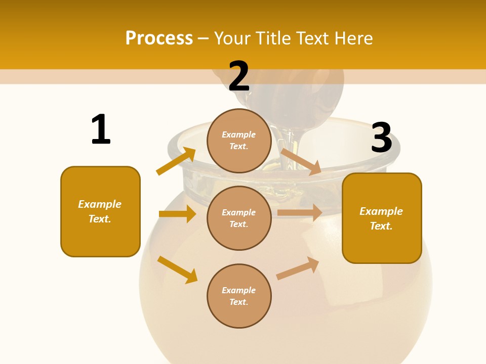 Bee Closeup Color PowerPoint Template