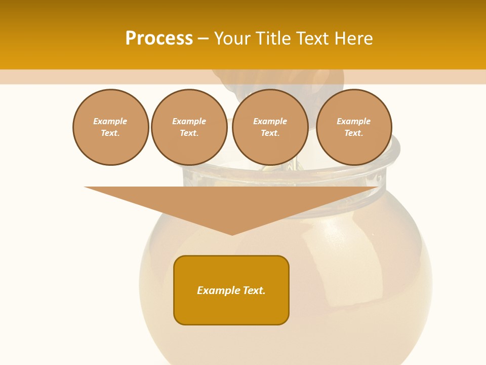 Bee Closeup Color PowerPoint Template