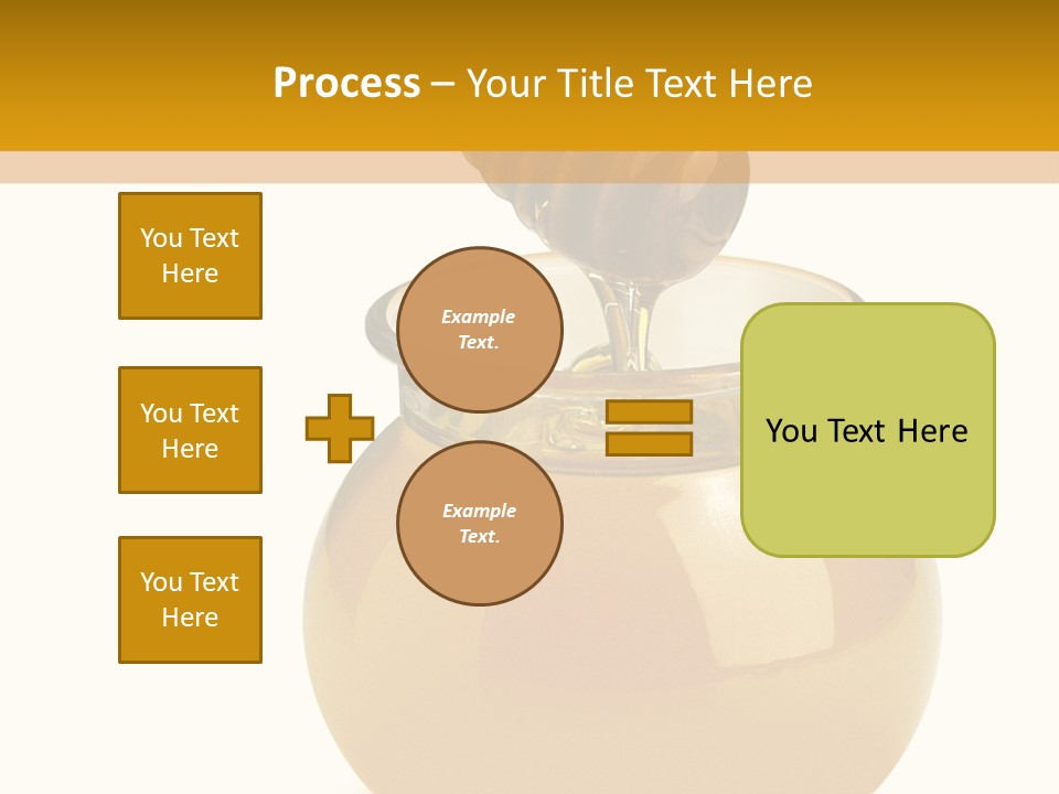 Bee Closeup Color PowerPoint Template