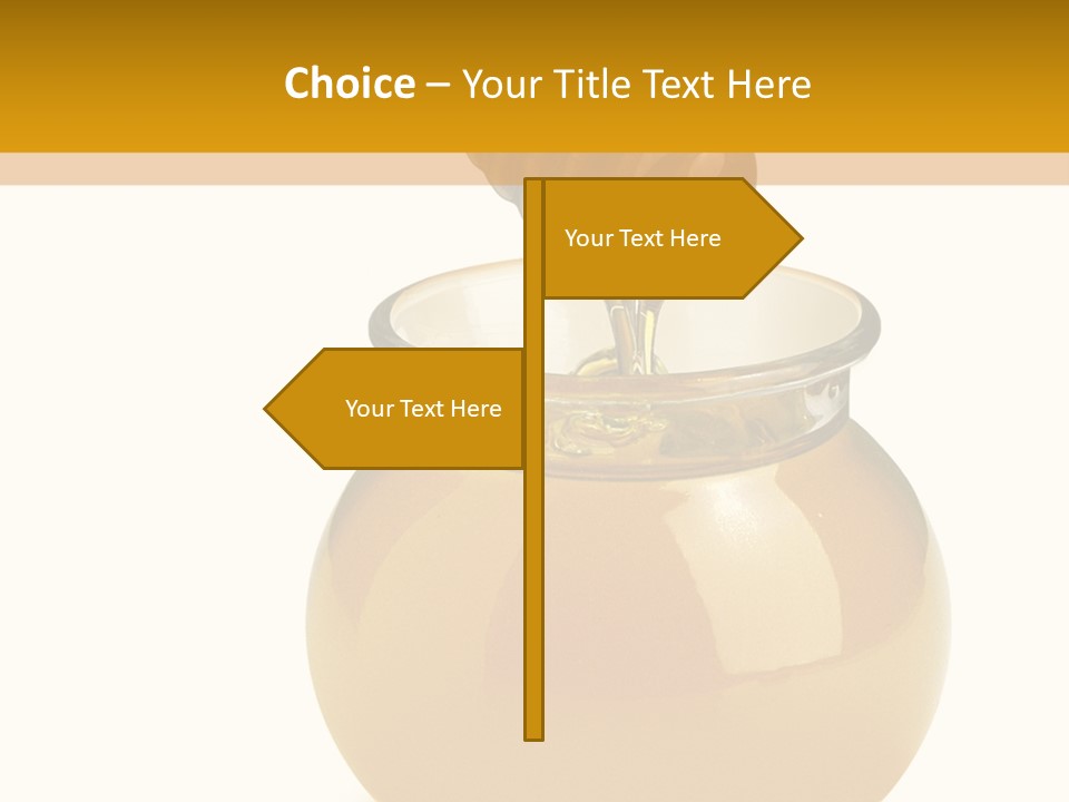 Bee Closeup Color PowerPoint Template
