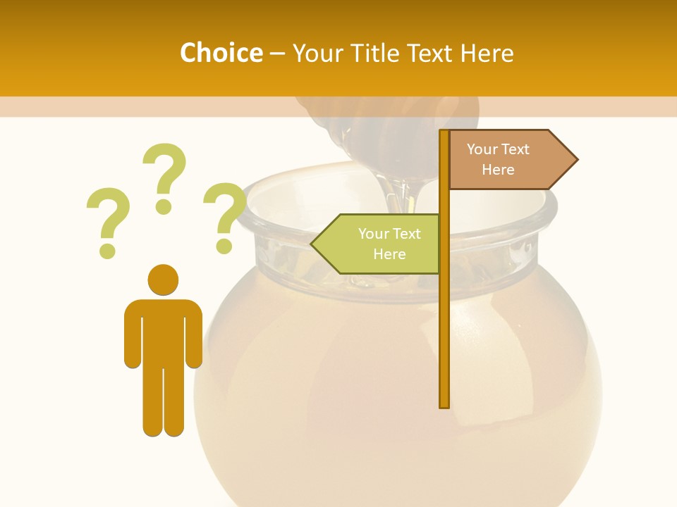 Bee Closeup Color PowerPoint Template