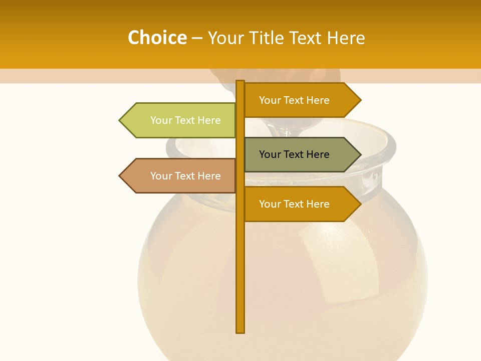 Bee Closeup Color PowerPoint Template