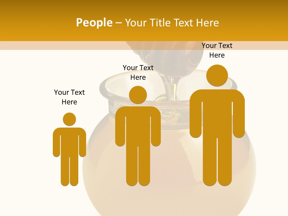 Bee Closeup Color PowerPoint Template