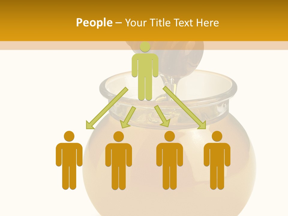 Bee Closeup Color PowerPoint Template