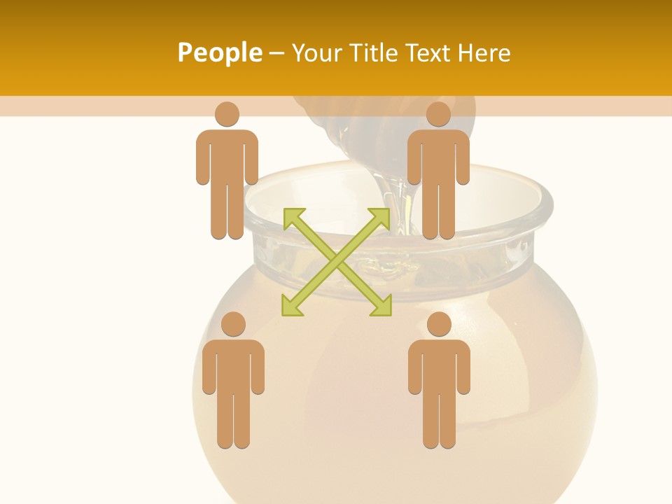 Bee Closeup Color PowerPoint Template