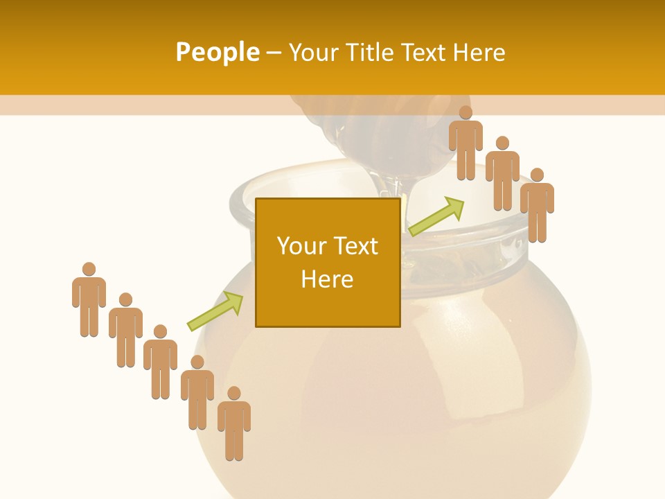 Bee Closeup Color PowerPoint Template