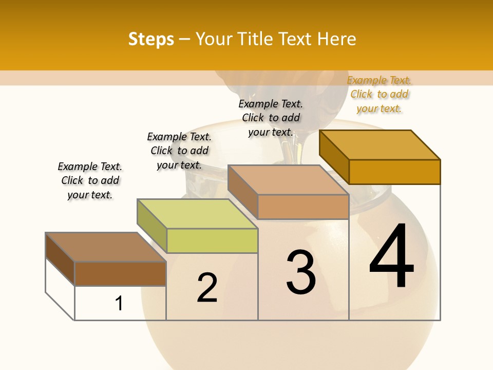 Bee Closeup Color PowerPoint Template