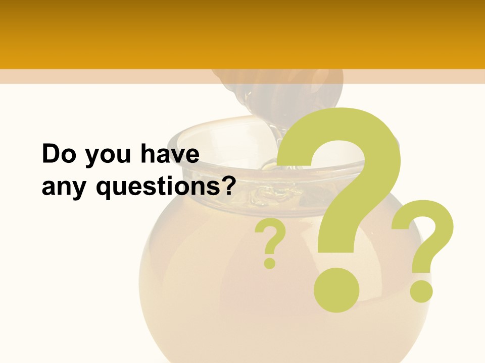 Bee Closeup Color PowerPoint Template