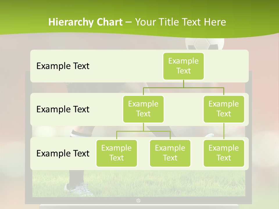 Entertainment Football Monitor PowerPoint Template