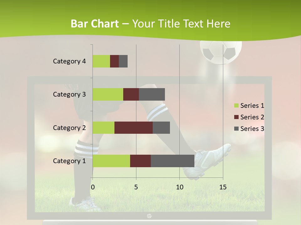 Entertainment Football Monitor PowerPoint Template