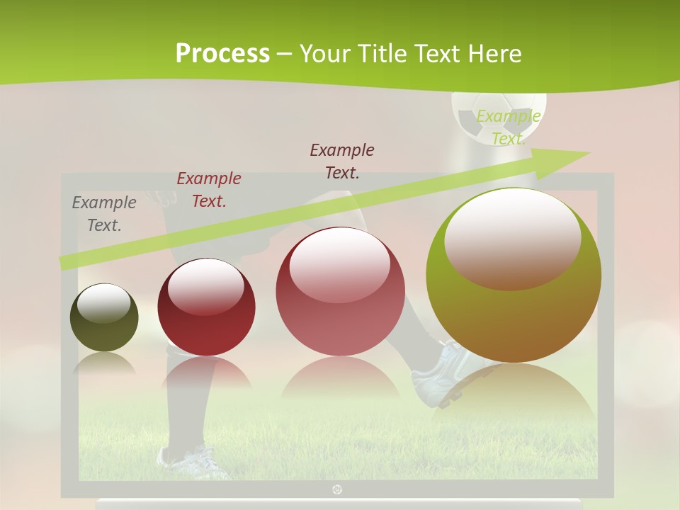 Entertainment Football Monitor PowerPoint Template