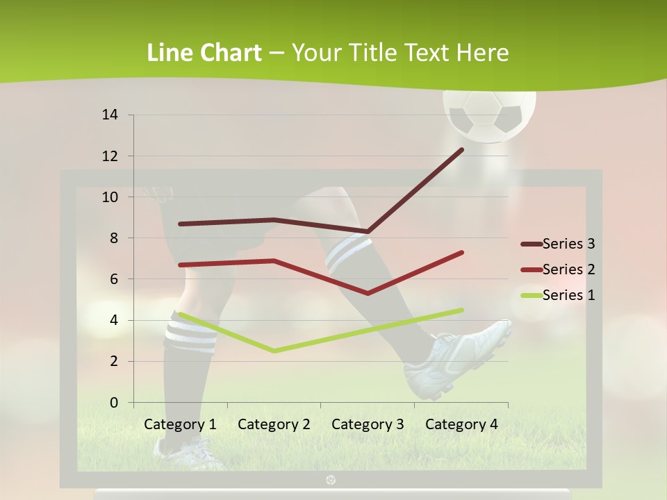 Entertainment Football Monitor PowerPoint Template