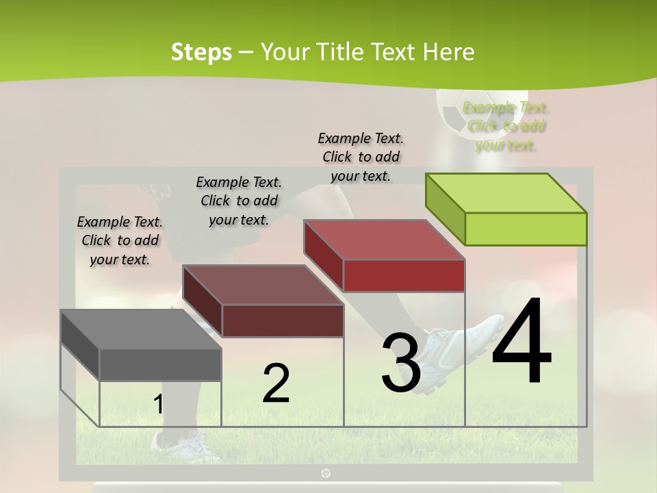 Entertainment Football Monitor PowerPoint Template