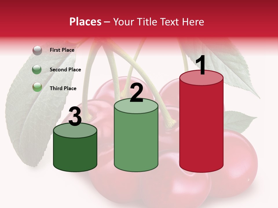 Garden Berry Dessert PowerPoint Template