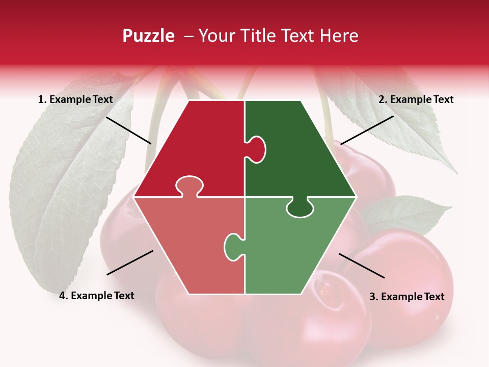 Garden Berry Dessert PowerPoint Template