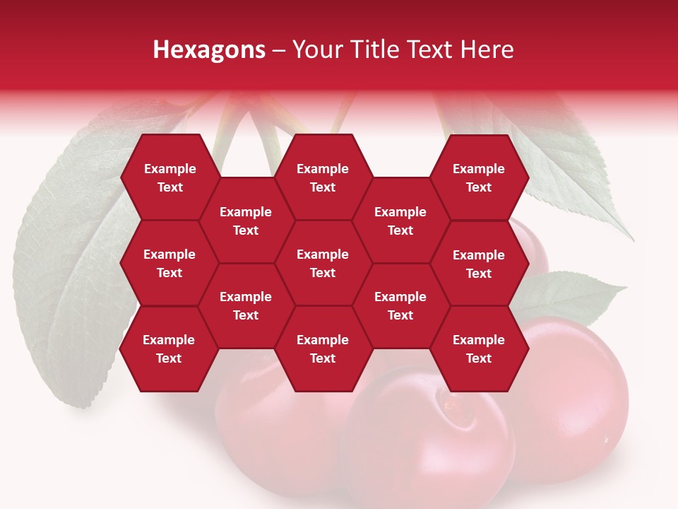 Garden Berry Dessert PowerPoint Template